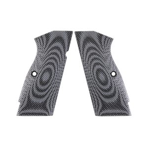 Magwell Cut Grips by LOK Grips for Springfield SA-35 Equipped with an Apex Low-Profile Magwell